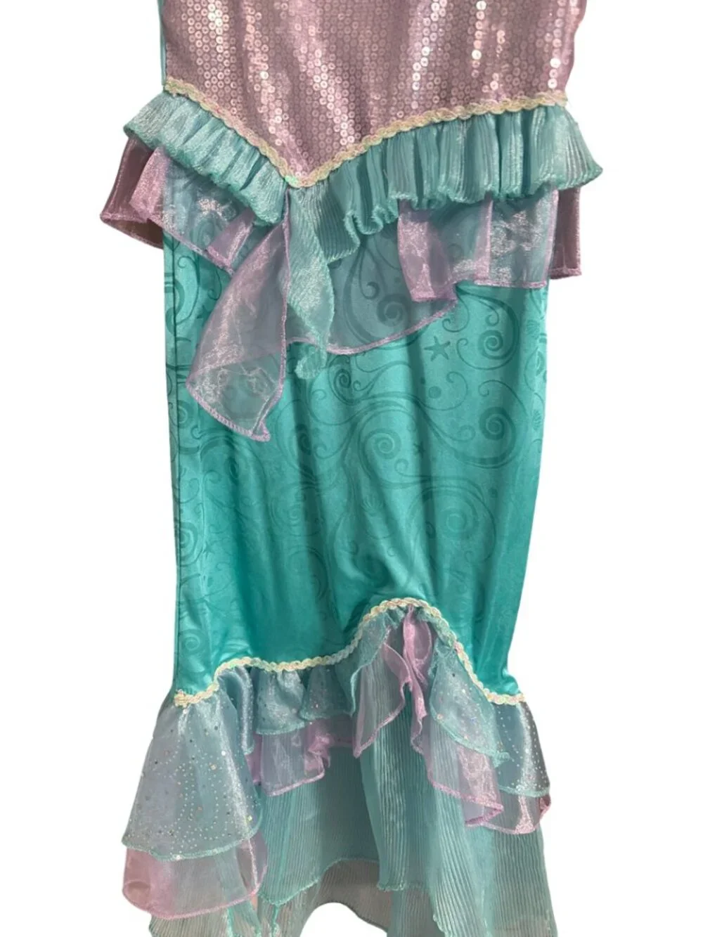 Sz.M(7-8)*Disney Princess*Girls Ariel-Mermaid Costume Dress Up, Halloween